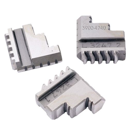HHIP 3 PIECE STEEL INTERNAL HARD JAW SET FOR 3" 3-JAW K11 80 LATHE CHUCK (3900-4740)