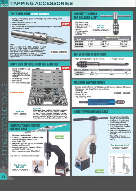 HHIP 4 PIECE ADJUSTABLE TAP & REAMER WRENCH SET-DROP FORGED (3906-0240)