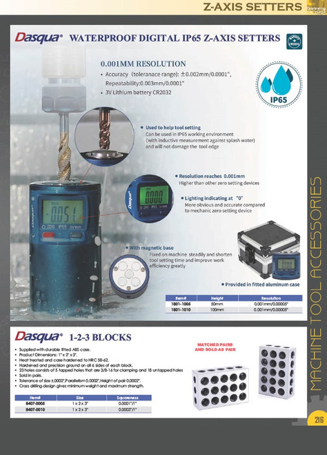 VERTEX Z-AXIS SETTER ULTRA PRECISION WITH MAGNET & MM DIAL (4401-0054)