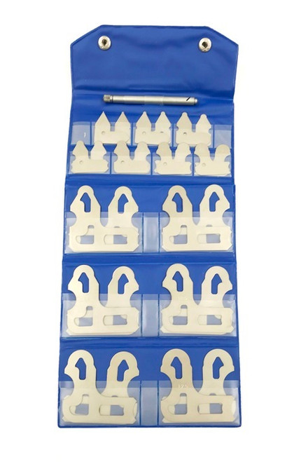HHIP 26 PIECE .010-0.500" RADIUS GAGE SET (4901-0026)