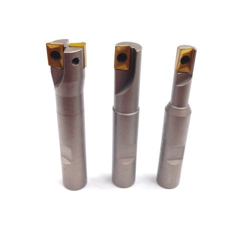 HHIP 3 PIECE 1/2" SQUARE SHOULDER COOLANT-THRU INDEXABLE END MILL SET (5822-1710)