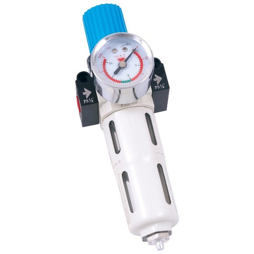 HHIP 1/4 NPT INTEGRAL FILTER/REGULATOR UNIT WITH DRAIN (7600-1756)