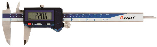 DASQUA #2000-1005 0-150MM/FRAC/0-6" IP54 WATERPROOF DIGITAL CALIPER (9020-1005)