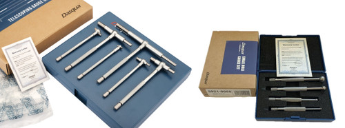 DASQUA 4 PC SMALL HOLE GAGES & 8-100MM~5/16-4 X 6" TELESCOPING GAGES (9999-0041)