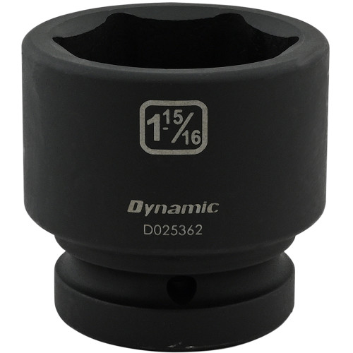 Dynamic Tools 1-15/16'' X 1" Drive, 6 Point Standard Length, Impact Socket (D025362) Main Image