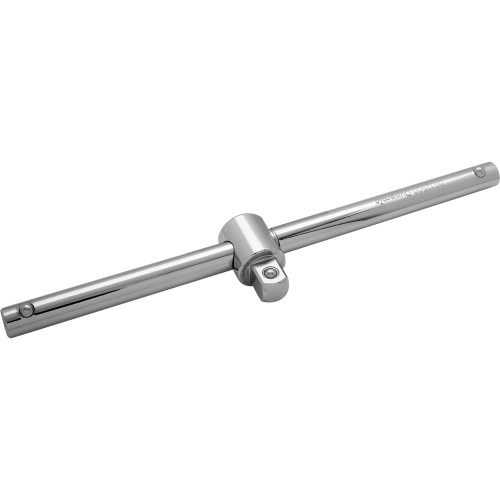 Dynamic Tools 1/2" Drive Sliding T-handle, 9-3/4" Long, Chrome Finish (D012500) Main Image