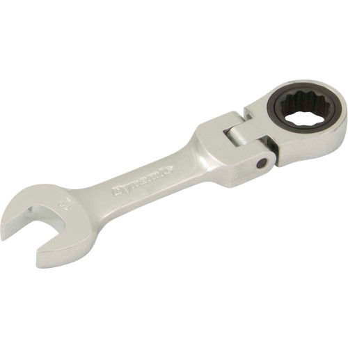 Dynamic Tools 12mm Stubby Flex Head Ratcheting Wrench (D076312) Main Image