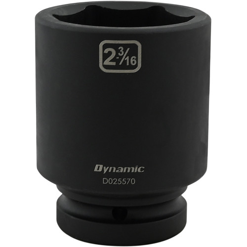 Dynamic Tools 2-3/16'' X 1" Drive, 6 Point Deep Length, Impact Socket (D025570) Main Image