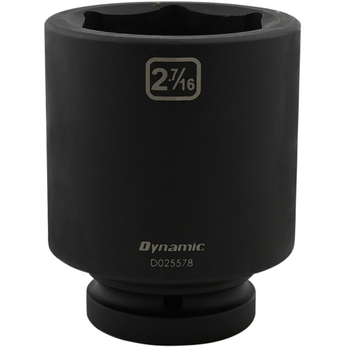 Dynamic Tools 2-7/16'' X 1" Drive, 6 Point Deep Length, Impact Socket (D025578) Main Image