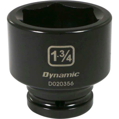 Dynamic Tools 3/4" Drive 6 Point SAE, 1-3/4" Standard Length, Impact Socket (D020356) Main Image