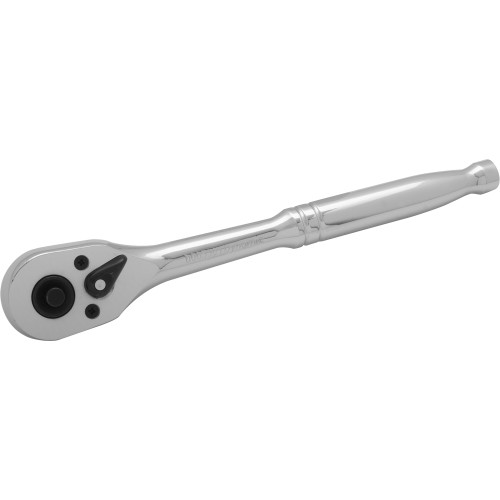 Dynamic Tools 3/8" Drive 45 Tooth Quick Release Ratchet, 7-1/2" Long, Chrome Finish (D005301) Main Image