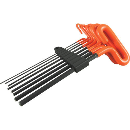 Dynamic Tools 8 Piece 9" Long Loop Handle, Metric Hex Key Set, 2mm - 10mm (D043320) Main Image