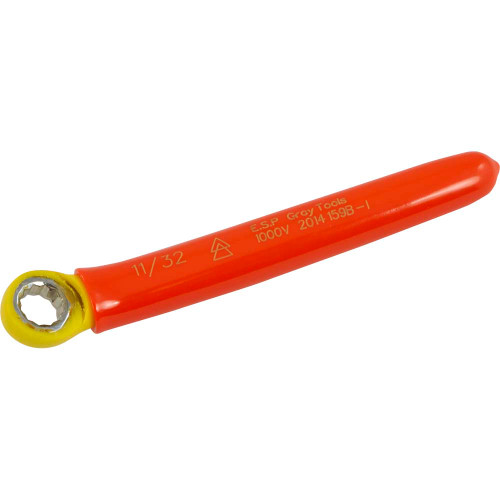 Gray Tools Box End Wrench 11/32", 1000V Insulated (159B-I) Main Image