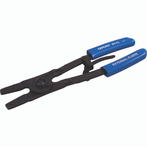 Gray Tools Heavy Duty Internal Retaining Ring Plier, 9-1/2" Long, 2-7/16" - 4" Shaft Diameter (B112) Main Image