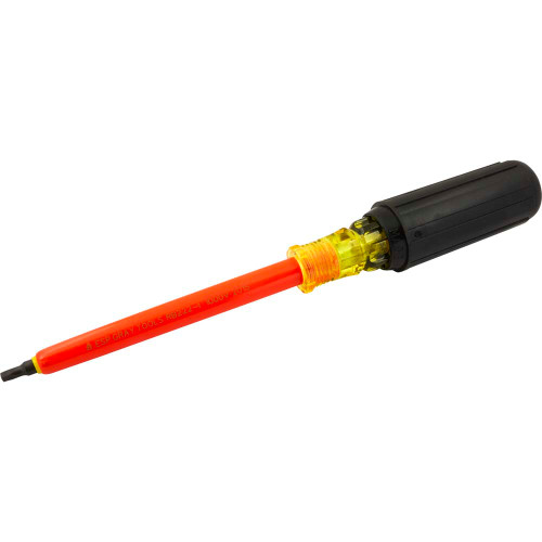 Gray Tools No. 2 Extra Long, Square Recess Screwdriver, 6-1/4" Blade, 1000V Insulated (RB222-I) Main Image