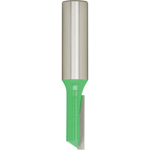 Back view of Grizzly Industrial Single Fluted Straight Bit, Front view of Grizzly Industrial Single Fluted Straight Bit