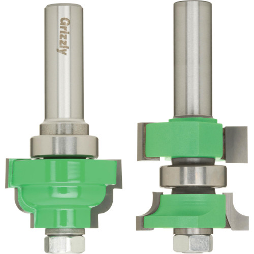 Grizzly Industrial Window Sash Sets, 1/2" Shank, Grizzly Industrial Window Sash Sets, 1/2" Shank Bead Style, Grizzly Industrial Window Sash Sets, 1/2" Shank Ogee Style