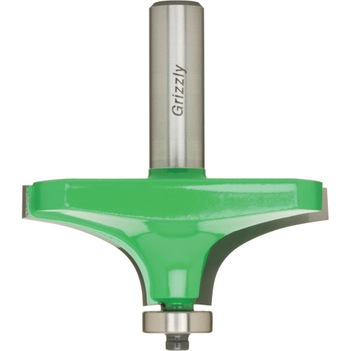 Front view of Grizzly Industrial Handrail Bit (Top of Set #2), 1/2" Shank, Grizzly Industrial Handrail Bit (Top of Set #2), 1/2" Shank in white background