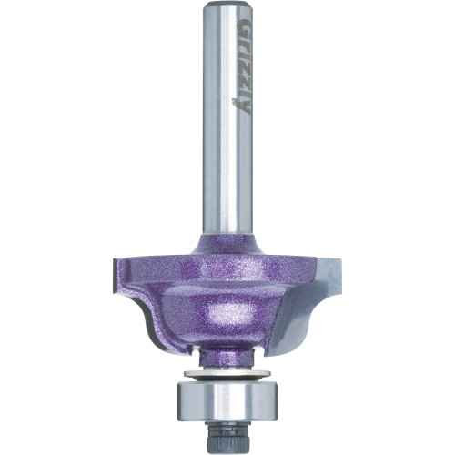 Grizzly Industrial 1/2" Anti-Kickback Roman Ogee Bit in white background, Grizzly Industrial 1/2" Anti-Kickback Roman Ogee Bit in white background, Grizzly Industrial 3/4" Anti-Kickback Roman Ogee Bit in white background