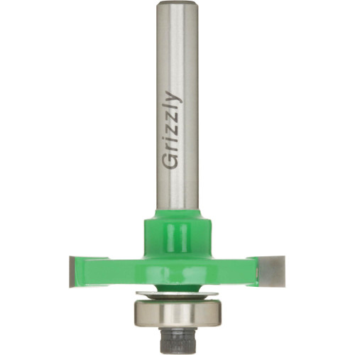 Grizzly Industrial Anti-Kickback Rabbeting Bit, 1/4" Shank, Cut sample of C1046 - 3/16" Anti-Kickback Rabbeting Bit, Grizzly Industrial Anti-Kickback Rabbeting Bit, 1/4" Shank w/ 3/16" Cutting length, Grizzly Industrial Anti-Kickback Rabbeting Bit, 1/4" Shank w/ 1/8" Cutting Length, Grizzly Industrial Anti-Kickback Rabbeting Bit, 1/4" Shank w/ 1/4" Cutting Length, Grizzly Industrial Anti-Kickback Rabbeting Bit, 1/4" Shank w/ 3/8" Cutting Length, Grizzly Industrial Anti-Kickback Rabbeting Bit, 1/4" Shank w/ 1/2" Cutting Length