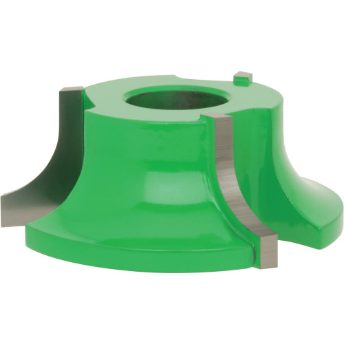 Detailed view of Grizzly Industrial Shaper Cutter Drop Leaf Bead, 3/4" Bore, Cut Sample of Grizzly Industrial Shaper Cutter Drop Leaf Bead, 3/4" Bore
