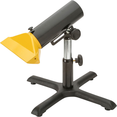 Grizzly Industrial Dust Collection Nozzle Stand, Grizzly Industrial Benchtop Dust Collection Nozzle Stand, Grizzly Industrial Floor Dust Collection Nozzle Stand, Detailed view of Grizzly Industrial Benchtop Dust Collection Nozzle Stand, Grizzly Industrial Benchtop Dust Collection Nozzle Stand in Use