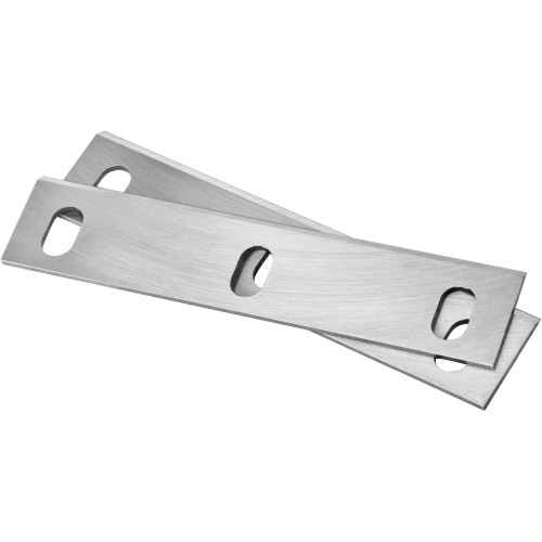 Close up view of Grizzly Industrial 4" x 7/8" x 5/64" HSS Jointer Knives, Set of 2
