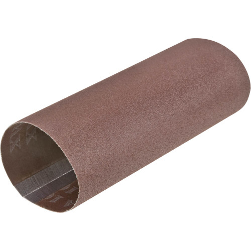 Grizzly Industrial 2-1/4" Dia. x 7-1/2" A/O Soft Sanding Sleeve in white background, Close up view of Grizzly Industrial 2-1/4" Dia. x 7-1/2" A/O Soft Sanding Sleeve