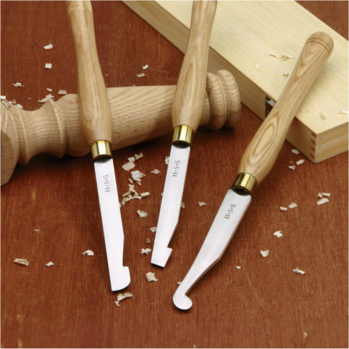Detailed view of Grizzly Industrial HSS Lathe Chisels 3 Piece Set, Grizzly Industrial HSS Lathe Chisels 3 Piece Set in white background