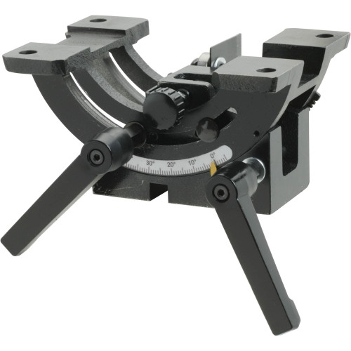 Left side view of Grizzly Industrial Optional Heavy-Duty Cast-Iron Trunnion, Right side view of Grizzly Industrial Optional Heavy-Duty Cast-Iron Trunnion, Back view of Grizzly Industrial Optional Heavy-Duty Cast-Iron Trunnion