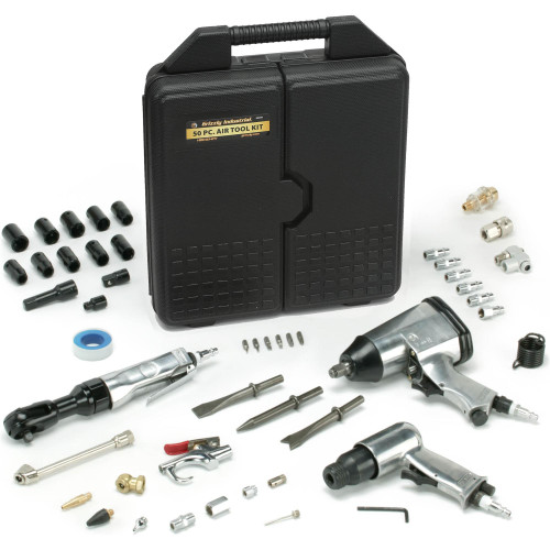 Grizzly Industrial Air Tool Kit in white background