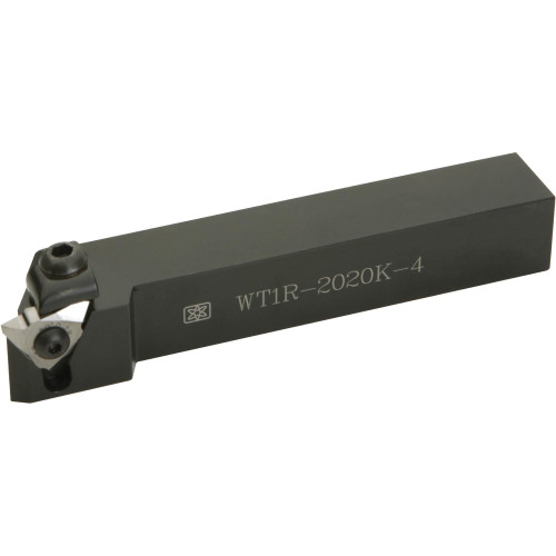Detailed view of Grizzly Industrial External Threading Tool Holder 20mm Sq. Right-hand