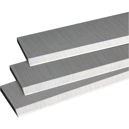 Close-up of Grizzly Industrial 6" x 5/8" x 1/8" HSS Jointer Knives Set of 3