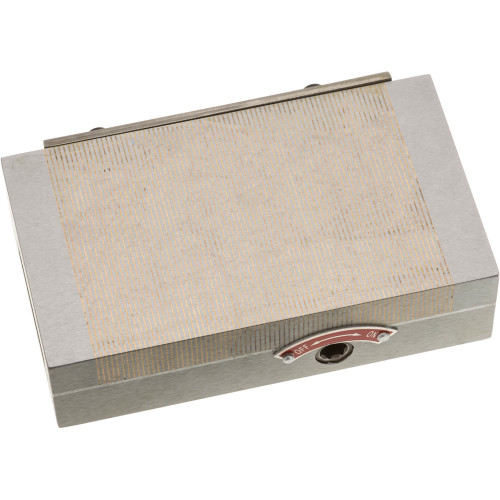 Grizzly Industrial 4" X 7" Dense Magnetic Chuck in white background, Grizzly Industrial 4" X 7" Dense Magnetic Chuck in white background, Grizzly Industrial 5" x 10" Dense Magnetic Chuck in white background, Grizzly Industrial 6" x 12" Dense Magnetic Chuck in white background