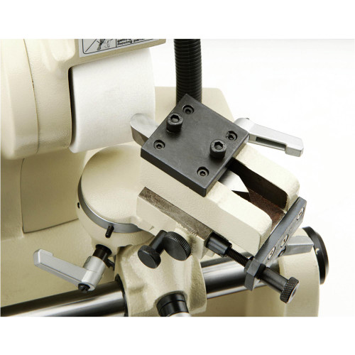 Close up view of Grizzly Industrial Lathe Tool Grinding Attachment