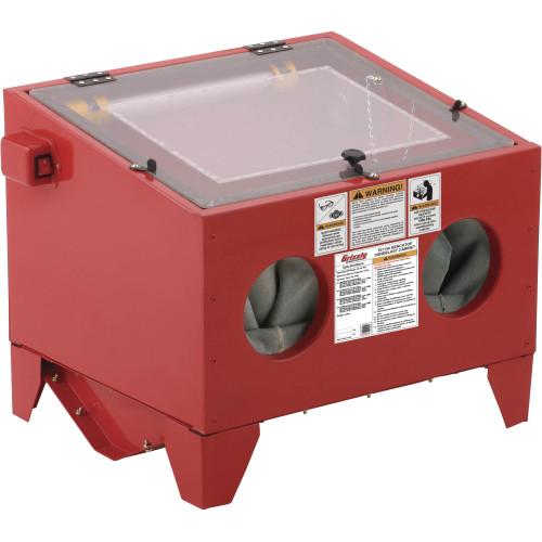 Front view of Grizzly Industrial Top Load Sand Blasting Cabinet