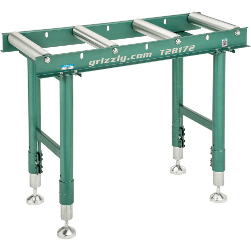 Overview of Grizzly Industrial 14" x 39" Heavy-Duty Roller Table