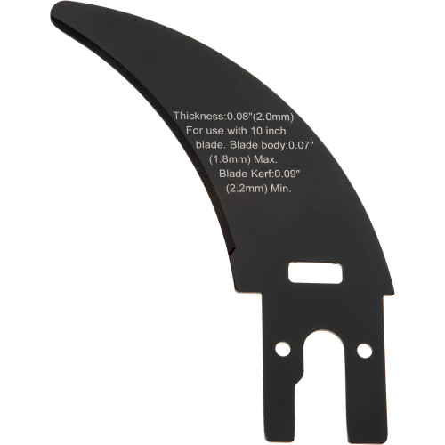 Close up view of Grizzly Industrial Thin Kerf Riving Knife