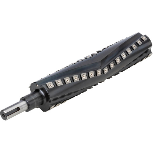 Grizzly Industrial 15" V-helical Cutterhead in white background