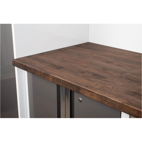 Grizzly Industrial 1.75" Butcher Block Workbench Top Walnut Brown Stained, Close-up of Grizzly Industrial 1.75" Butcher Block Workbench Top Walnut Brown Stained, Grizzly Industrial 1.75" 24" W x 36" Butcher Block Workbench Top Walnut Brown Stained in white background, Grizzly Industrial 1.75" 30" W x 60" Butcher Block Workbench Top Walnut Brown Stained in white background, Grizzly Industrial 1.75" 30" W x 72" Butcher Block Workbench Top Walnut Brown Stained in white background, Grizzly Industrial 1.75" 30" W x 96" Butcher Block Workbench Top Walnut Brown Stained in white background