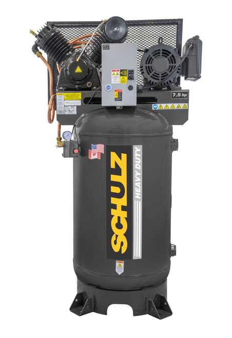 Flexzilla FXS10V120V1 Air Compressor w/ Silencer, 10 HP, 120 Gal