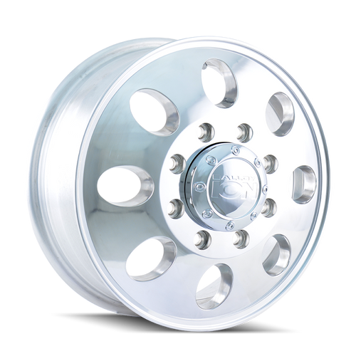 Ion Alloy 167 Polished Wheels in white background, Back view of Ion Alloy 167 Polished Wheels, Side view of Ion Alloy 167 Polished Wheels