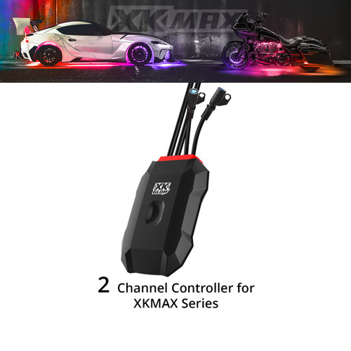 Front view of XKGLOW XKmax Addressable RGBW LED Controller, 2 Channel XKGLOW XKmax Addressable RGBW LED Controller, 4 Channel XKGLOW XKmax Addressable RGBW LED Controller