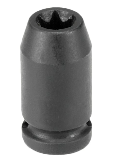 Grey Pneumatic 1/4" Drive x E10 External Star Impact Socket (910ET)