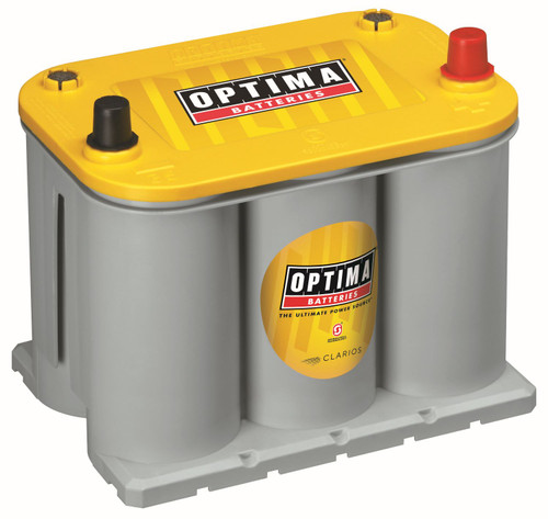 OPTIMA YELLOWTOP® D35 AGM Battery, 620 CCA, 48 AH, 12V, for high electrical demands and start-stop applications.