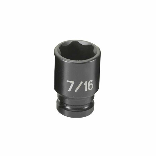 Grey Pneumatic 1/4" Surface Drive x 7/16" Standard Socket (914RS)