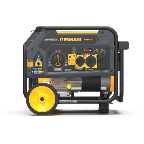 Firman Dual Fuel Portable Generator – 4550/3650W, Recoil Start, CO Alert, RV Ready (H03655)
