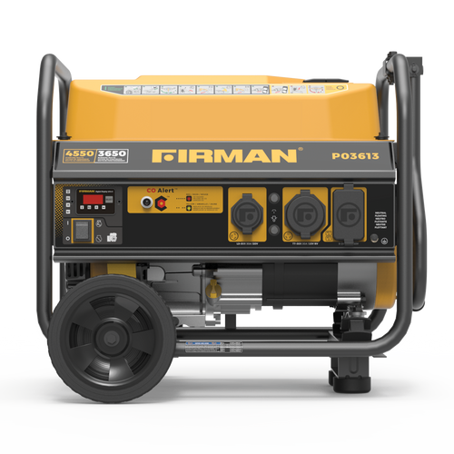Firman 4550W Gas Portable Generator – Recoil Start, CO Alert, 120V (P03613)