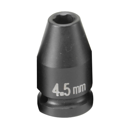 Grey Pneumatic 1/4" Surface Drive x 4.5mm Standard Socket (945MS)