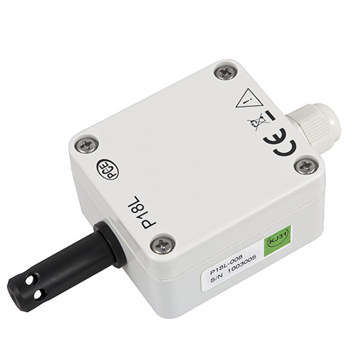 Front view of PCE Instruments Temperature/Humidity Sensor